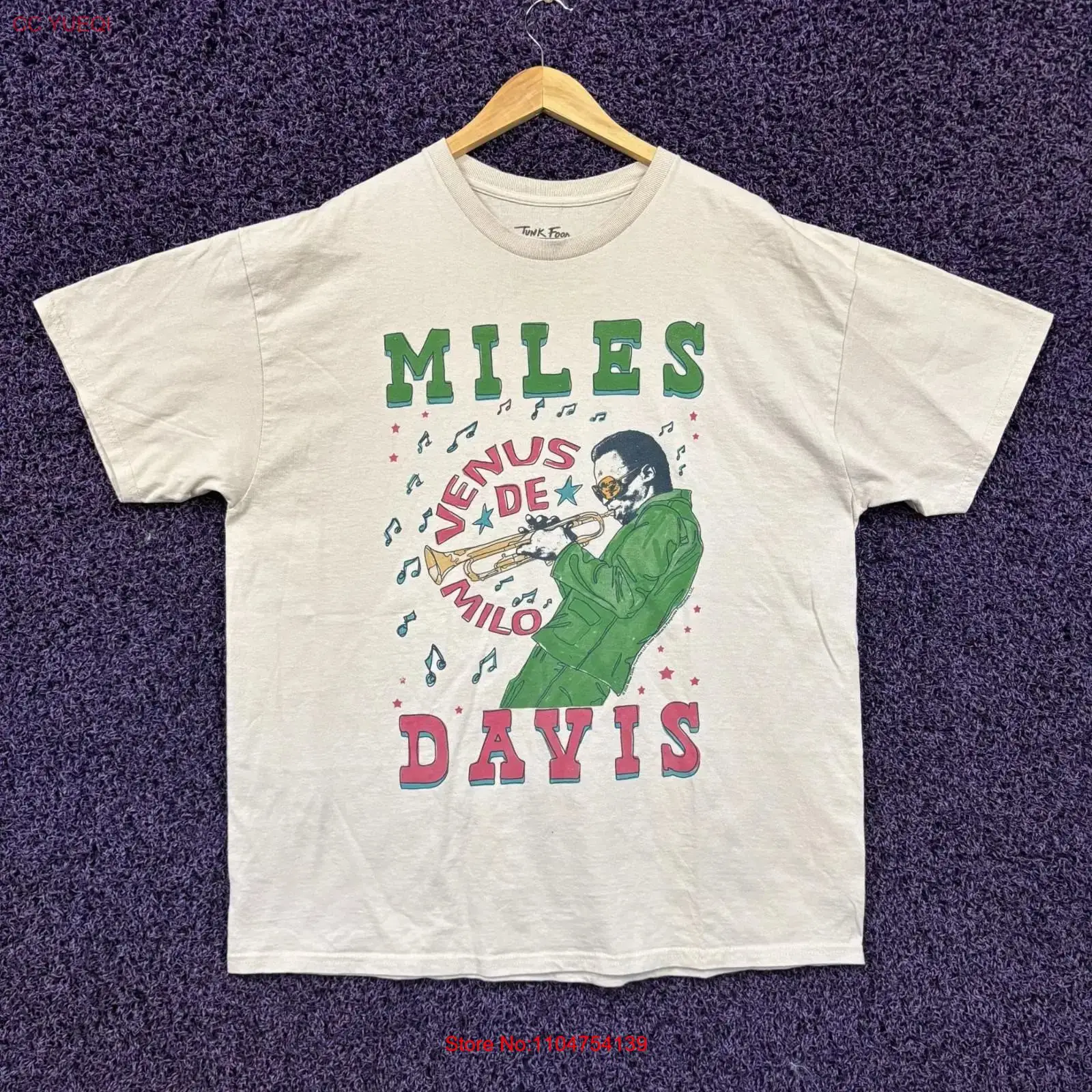 Vintage Fashion De - Camiseta Miles Davis Venus De Milo,