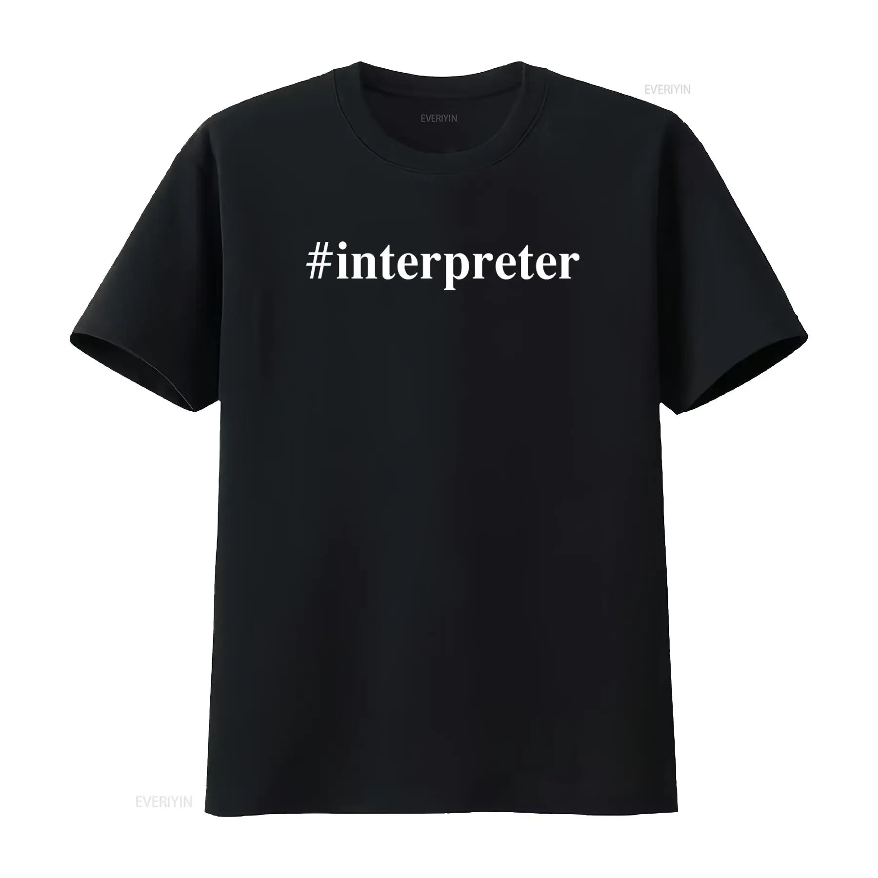 Vintage Fashion Hashtags - Camiseta de intérprete para lingüistas con
