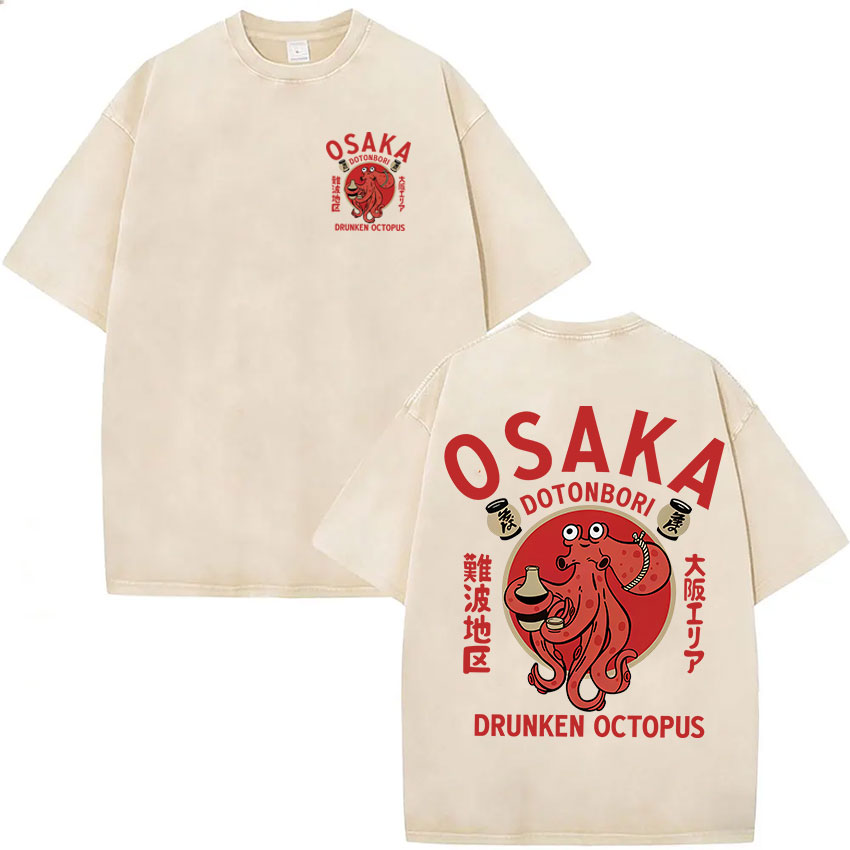 Vintage Fashion Osaka - Camisetas gráficas divertidas de algodón con