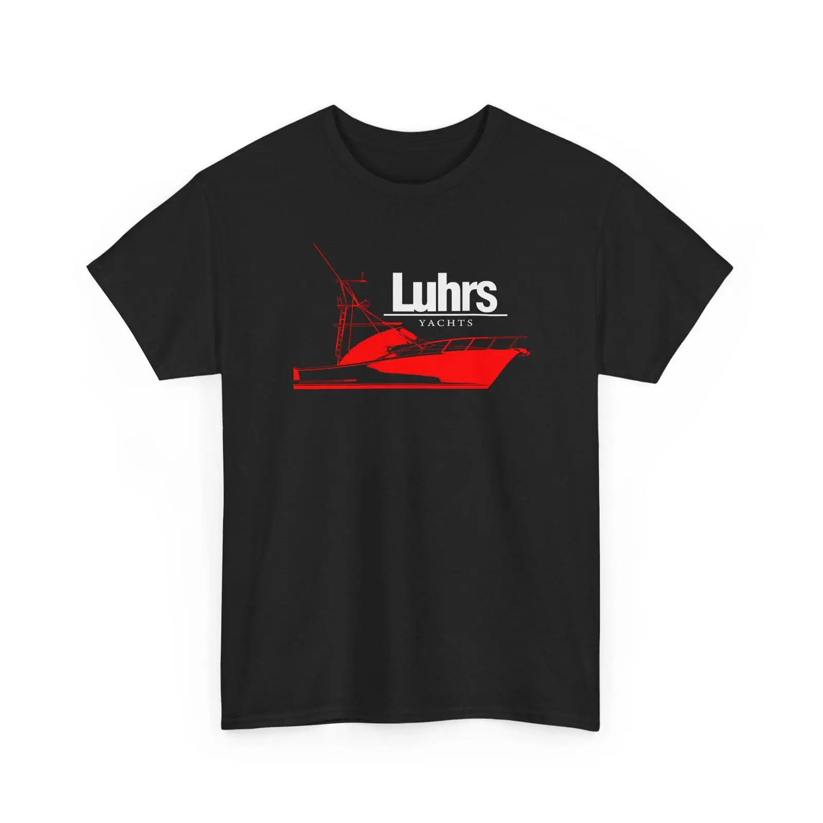 Vintage Yacht Fashion - Camiseta Luhrs Yachts con logotipo náutico,