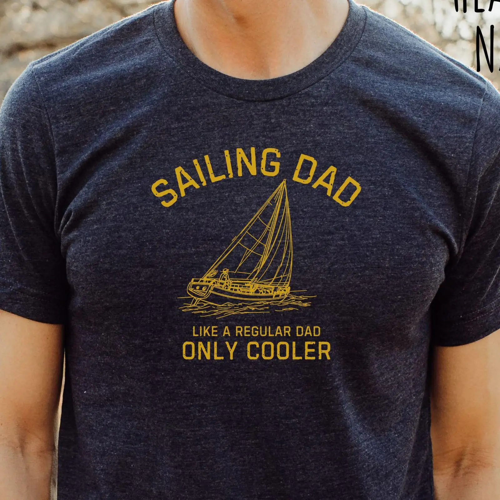 Vintage Yacht Fashion - Camiseta divertida para papá marinero, diseño
