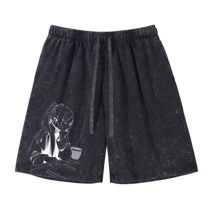 Vintage Fashion In Japan - Pantalones cortos de Frieren de Anime,