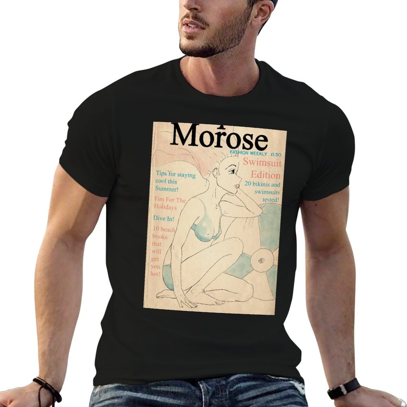 Vintage Fashion Magazine Covers - Camiseta con estampado de portada de