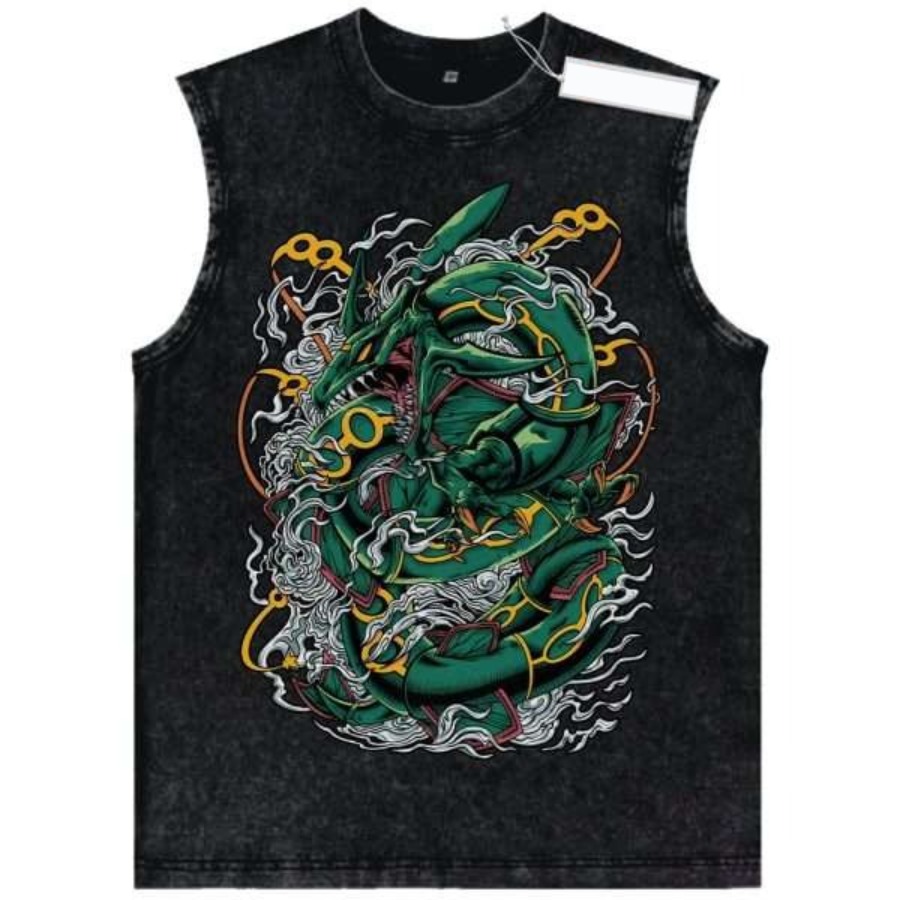 Vintage Fashion In Japan - Camiseta sin mangas vintage lavada con