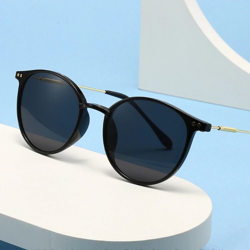 Vintage Fashion De - Nuevas gafas de sol redondas vintage