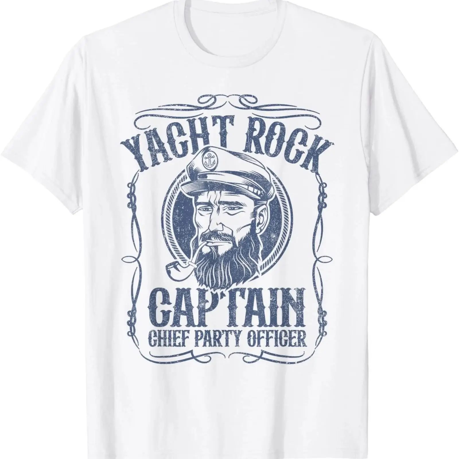 Vintage Yacht Fashion - Camiseta divertida de capitán de yate