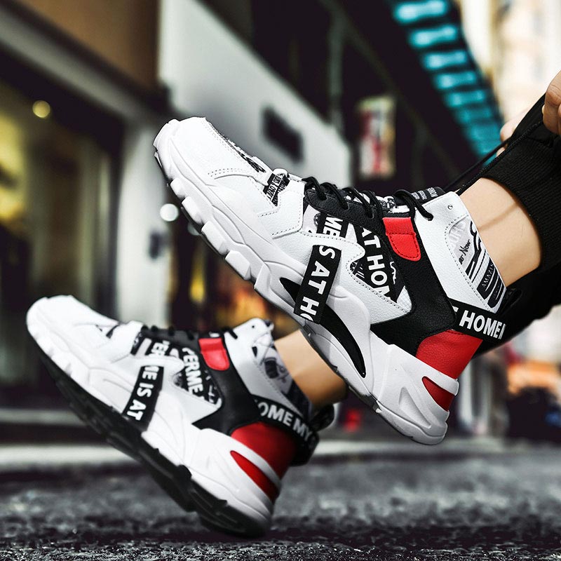 Vintage Fashion Outlet - Zapatillas de deporte gruesas para hombre