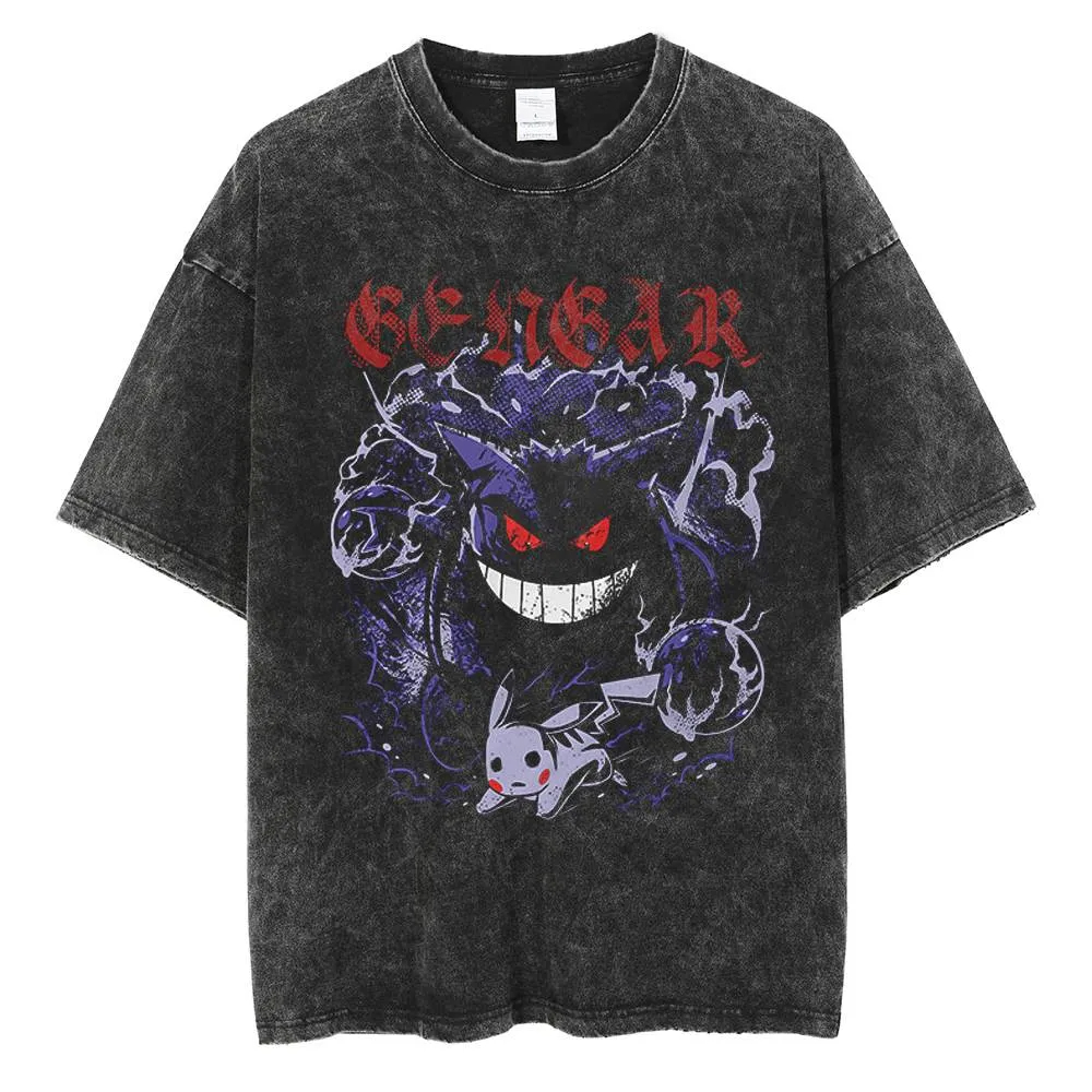 Vintage Fashion In Japan - Camiseta de Anime Pokémon Gengar y