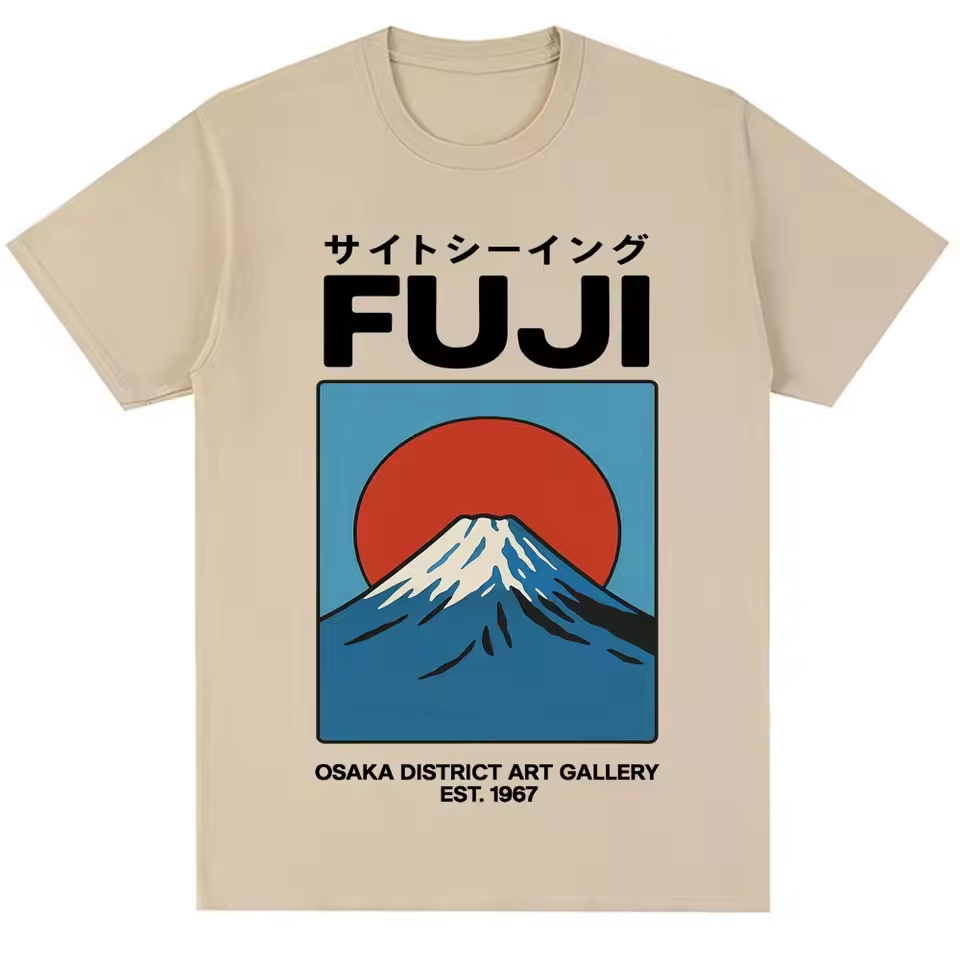 Vintage Fashion Osaka - Camiseta estilo japonés Fuji Osaka para