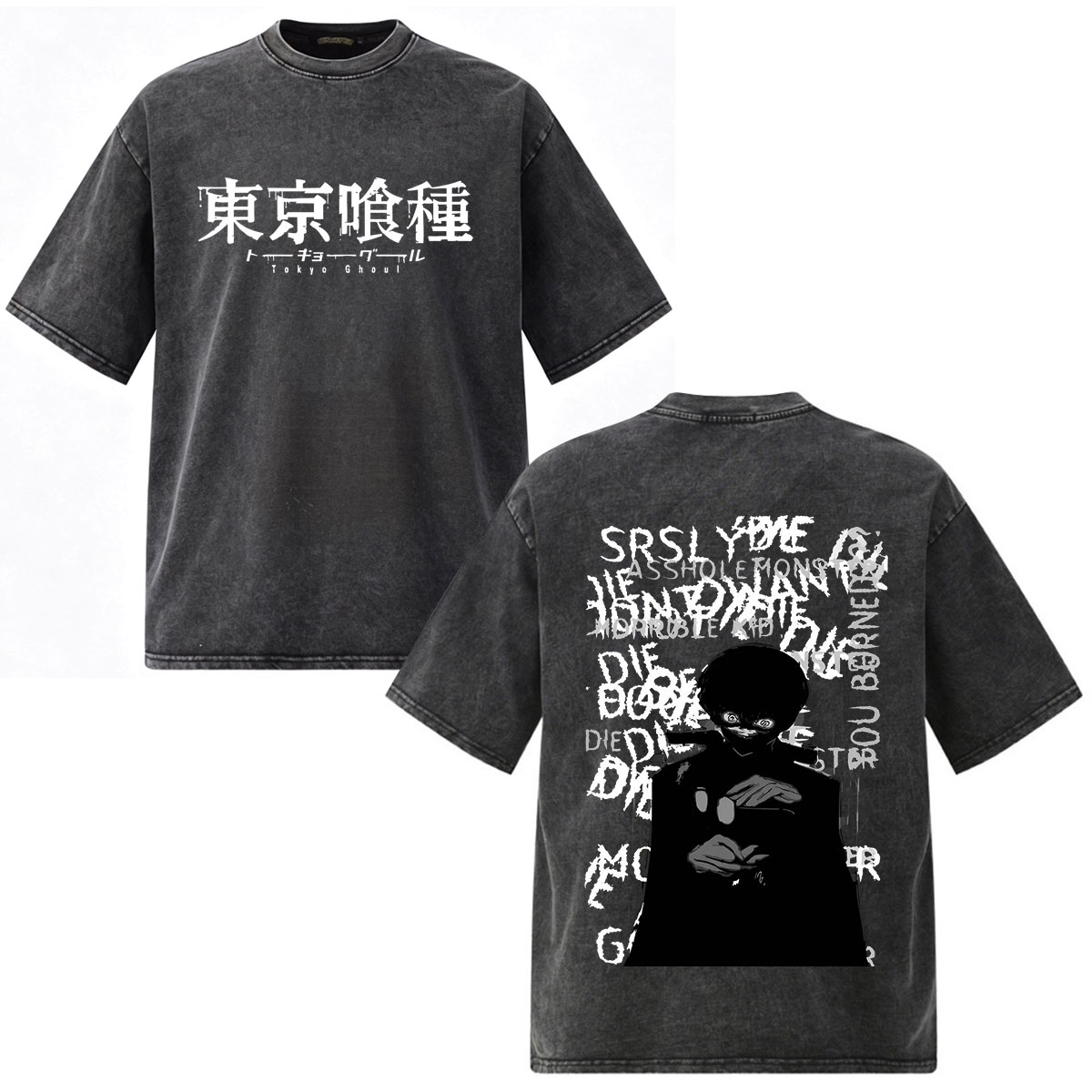 Vintage Fashion Tokyo - Camisetas Vintage Lavadas de Anime Tokyo