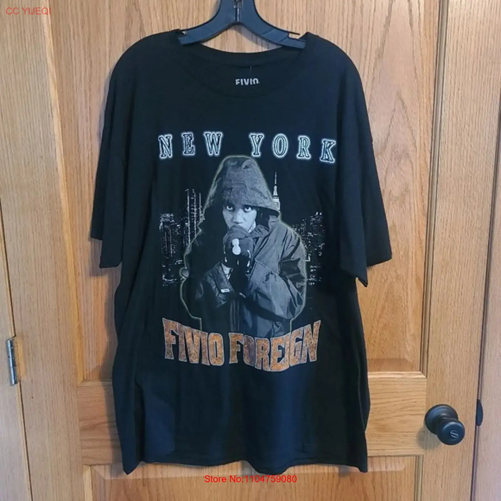 Vintage Fashion York - Camiseta Negra para Hombre Rue21 Fivio