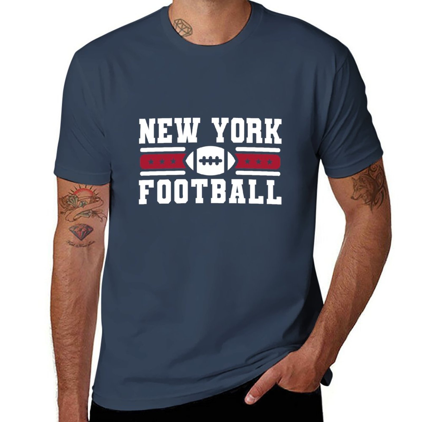 Vintage Fashion York - Camiseta deportiva de Goalline para hombre,