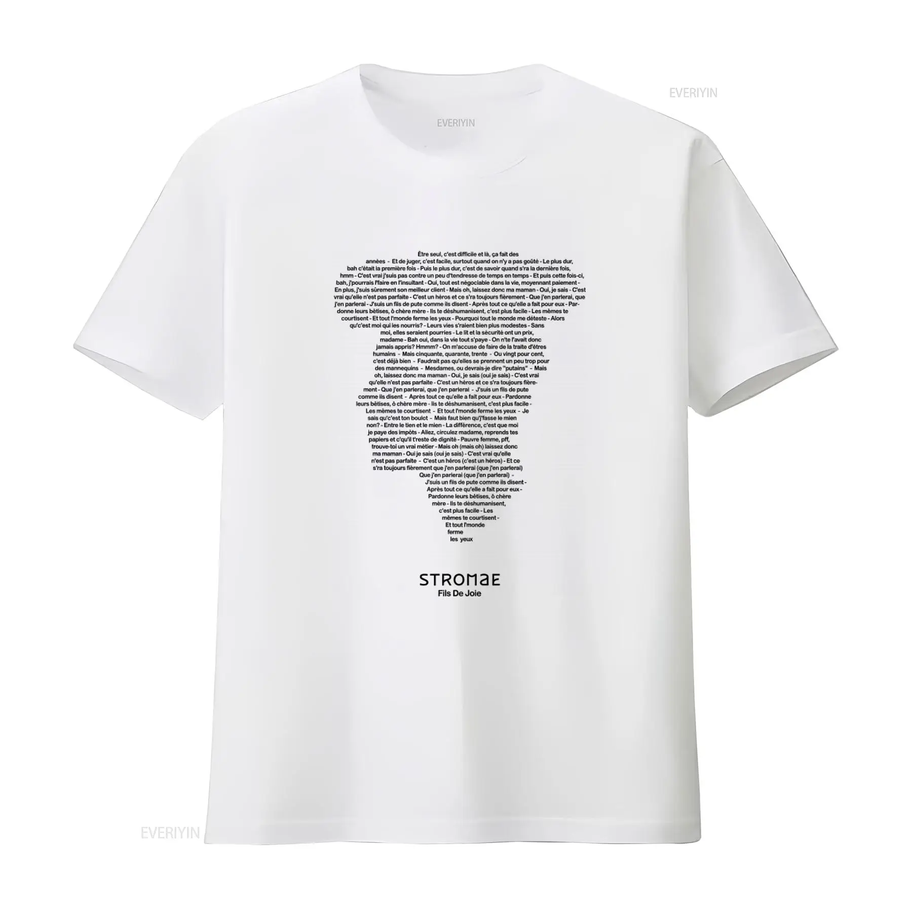 Vintage Fashion De - Camiseta con estampado de letras de