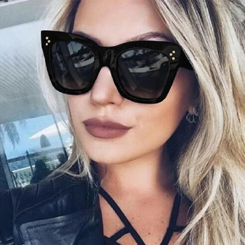 Vintage Fashion De - Gafas de Sol Retro Cuadradas para