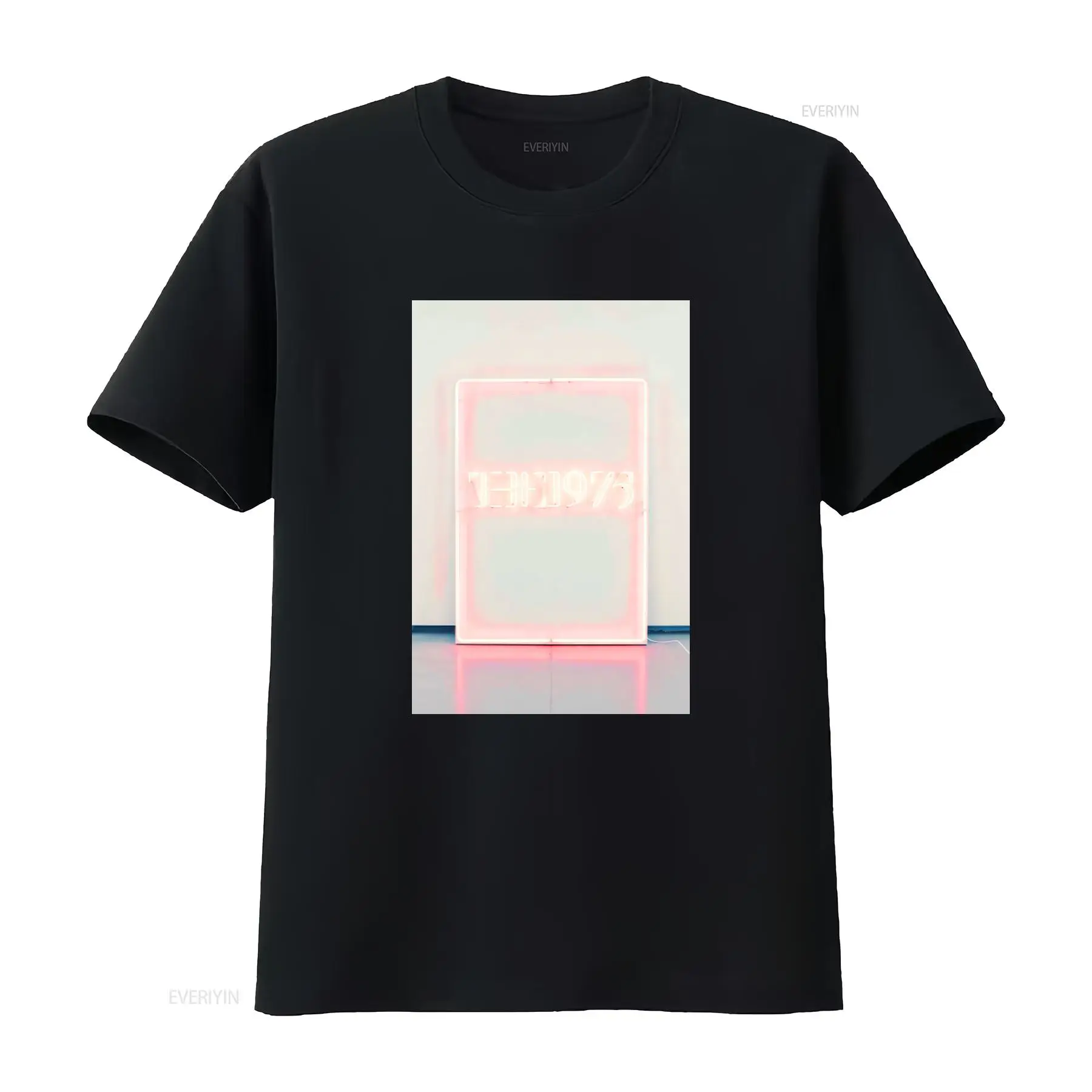 Vintage Fashion York - Camiseta para hombre 1975 Neon Sign