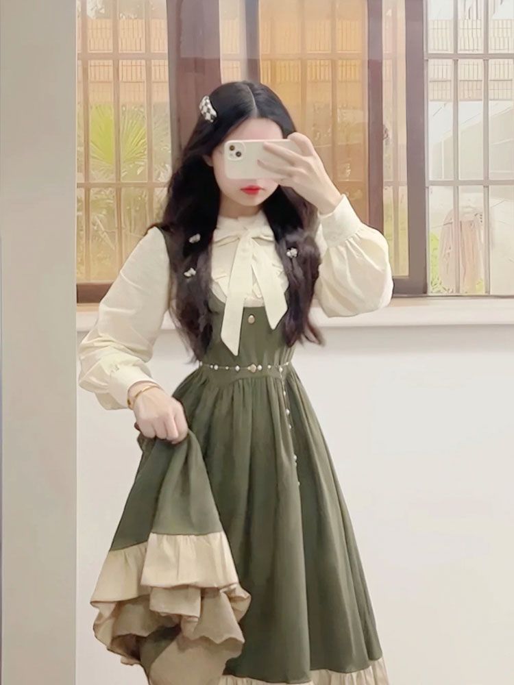 Vintage Fashion Style Female - 2025 japoneses nuevos coreanos Kawaii Preppy