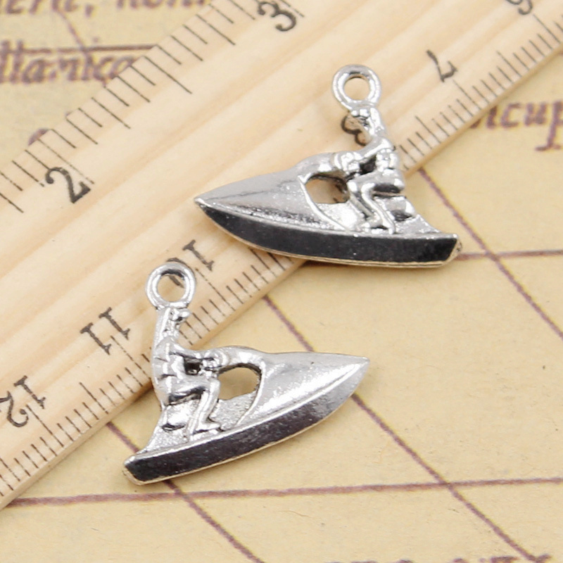 Vintage Yacht Fashion - 10 Uds encantos motor yate casa