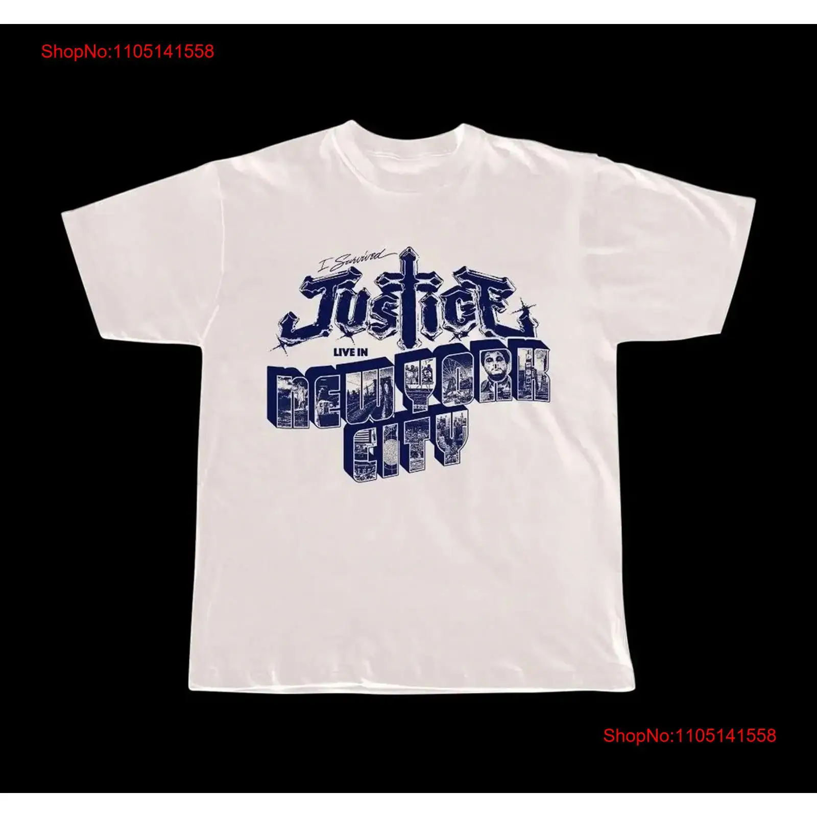 Vintage Fashion York - Camiseta de la banda de la