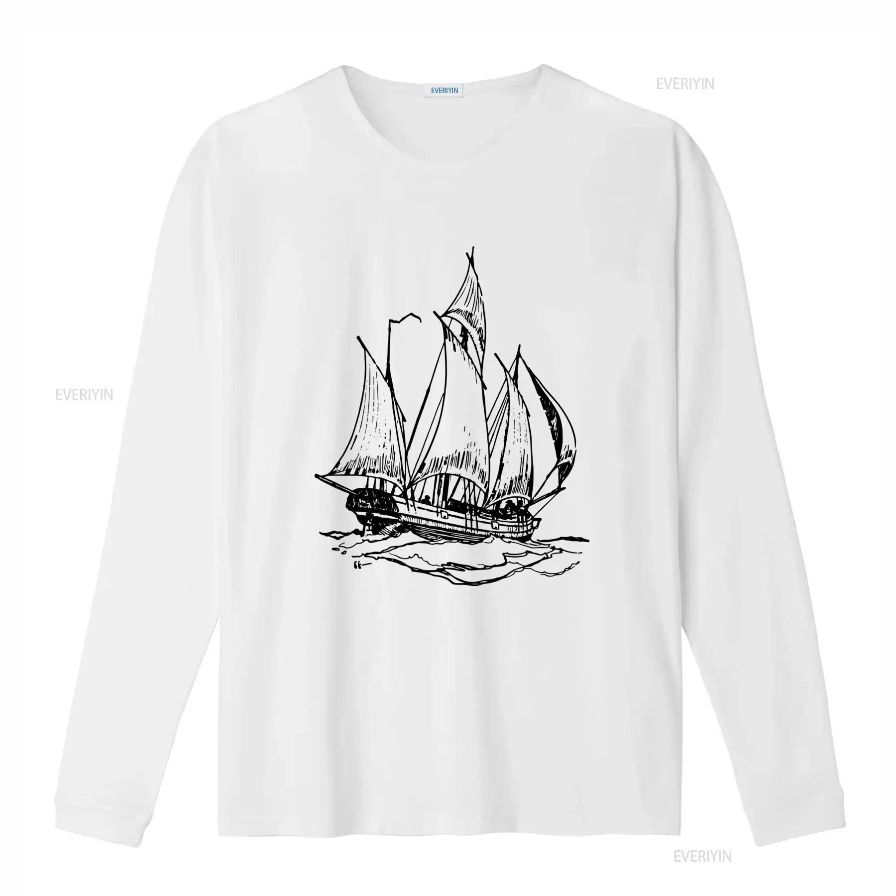 Camiseta Clásica Vintage con E - Vintage Yacht Fashion reseña y precio