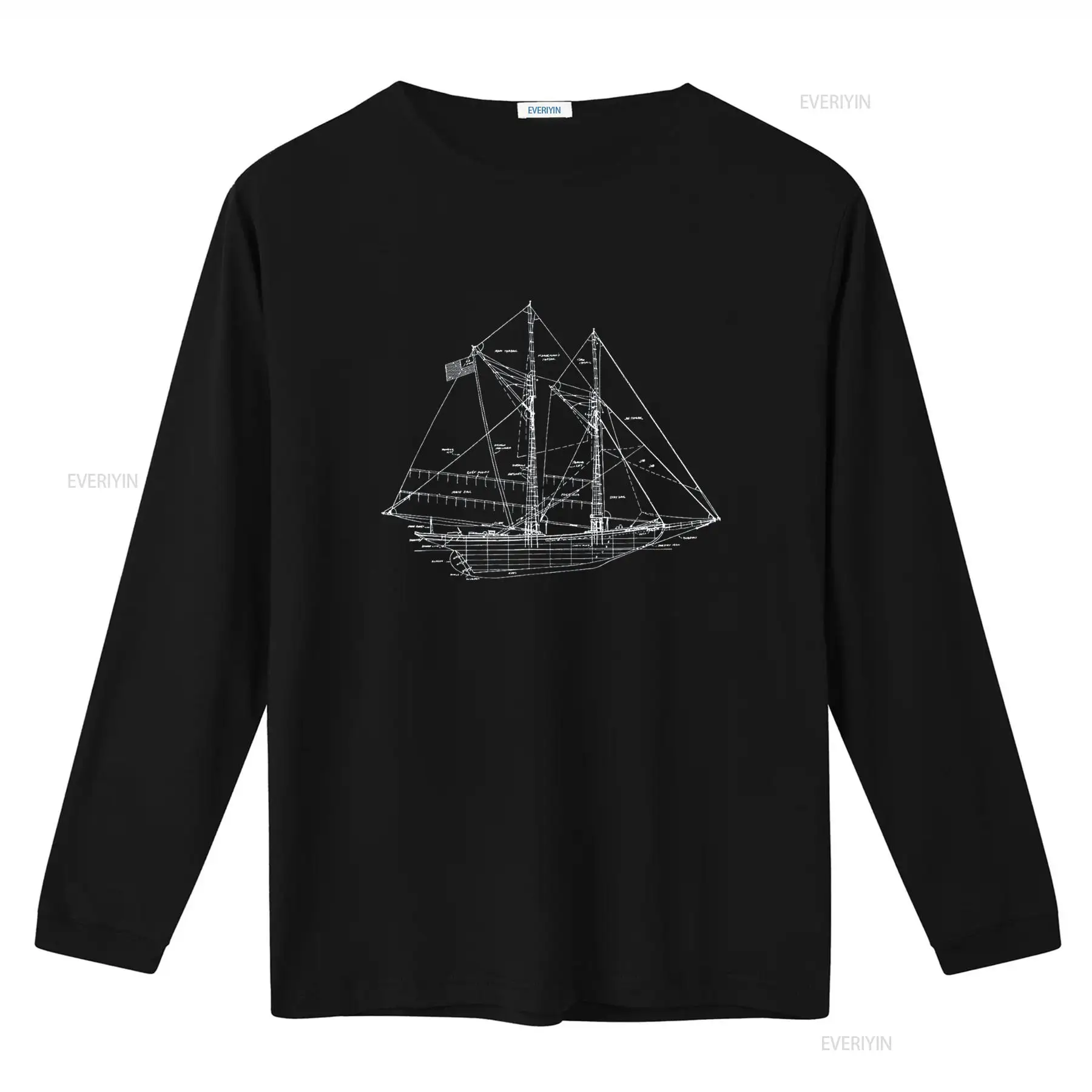Sailing Vintage Blueprint Sail - Vintage Yacht Fashion reseña y precio
