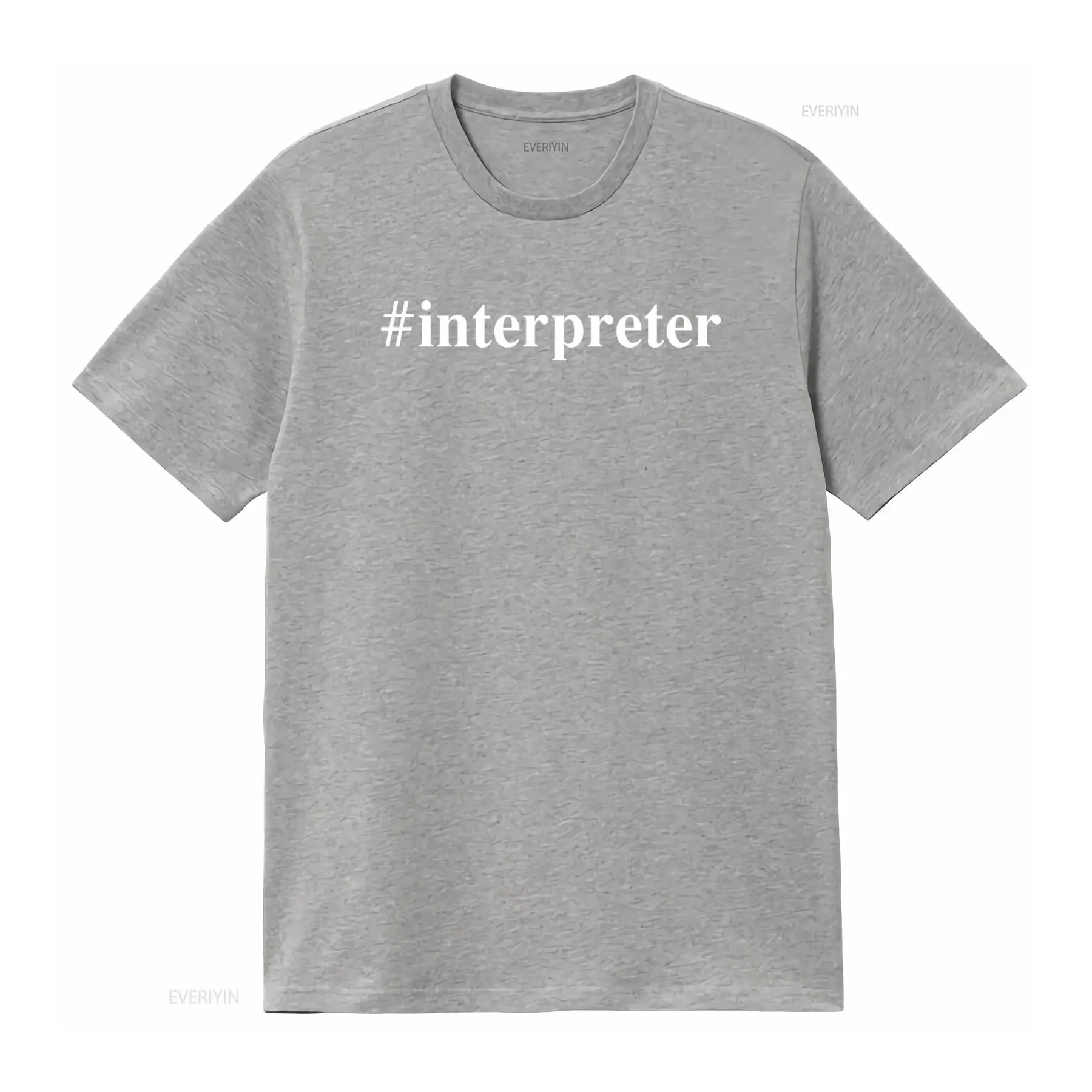 Camiseta de intérprete para li - Vintage Fashion Hashtags reseña y precio