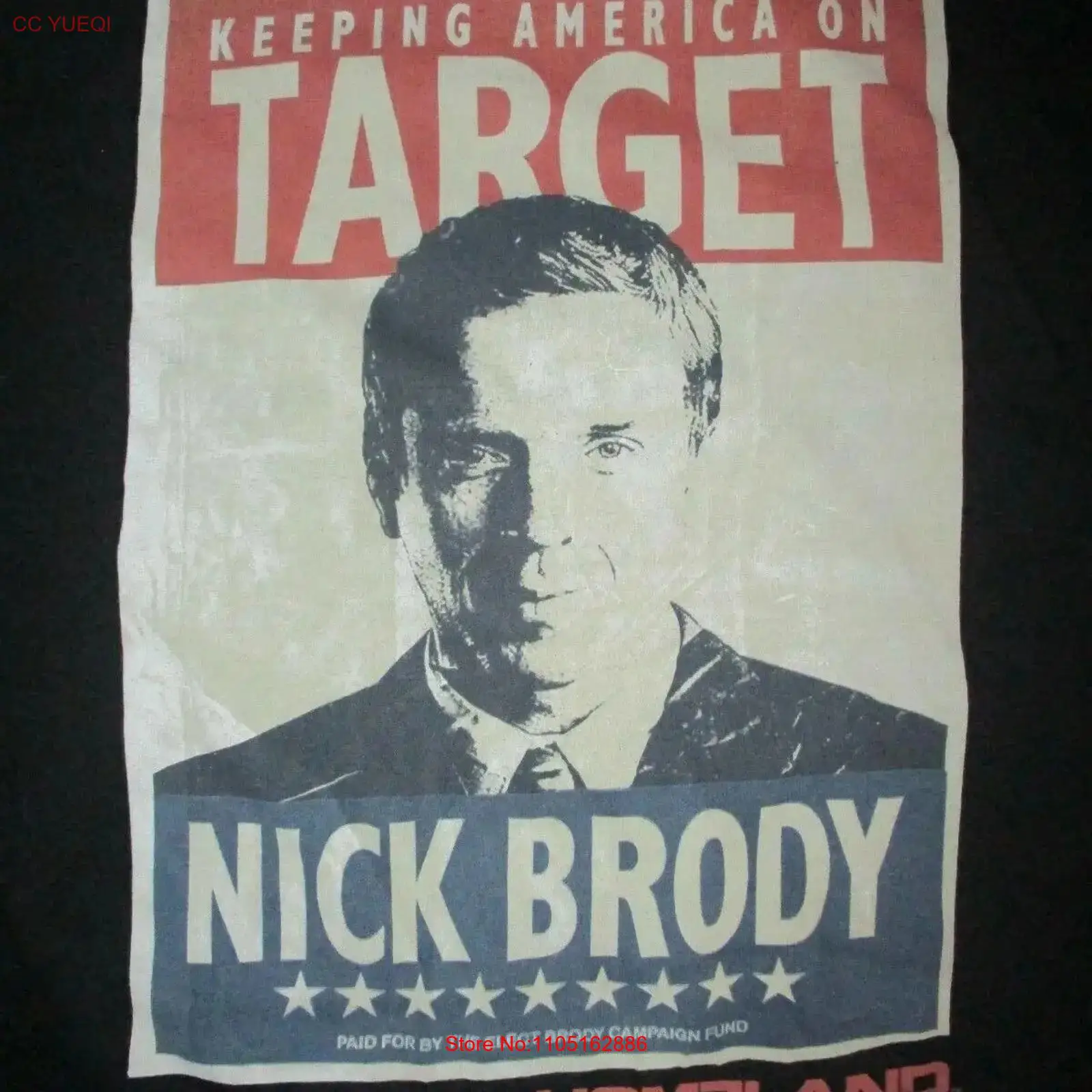 Camiseta HOMELAND NICK BRODY,  - Vintage Fashion Campaigns reseña y precio