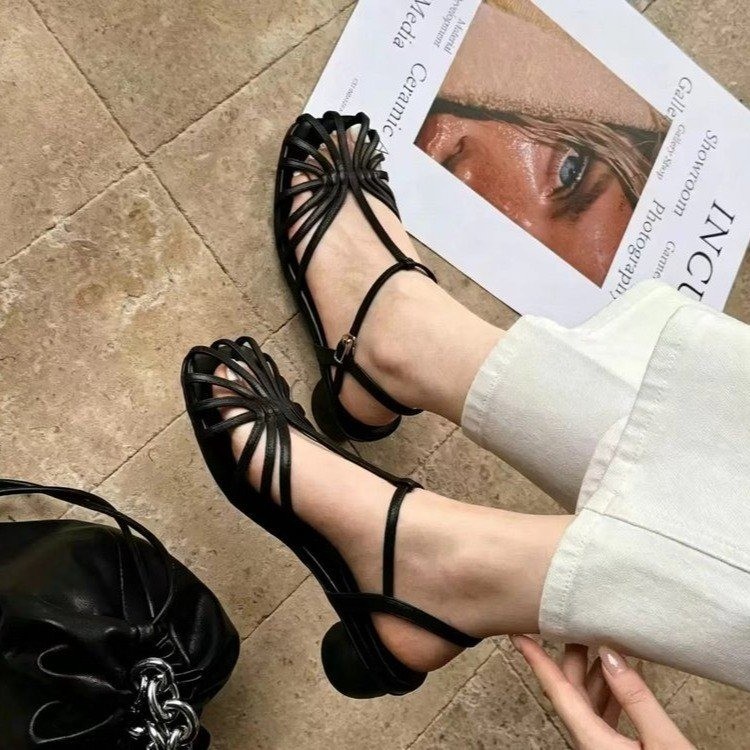 Sandalias de tacón bajo estilo - Vintage Fashion Style reseña y precio