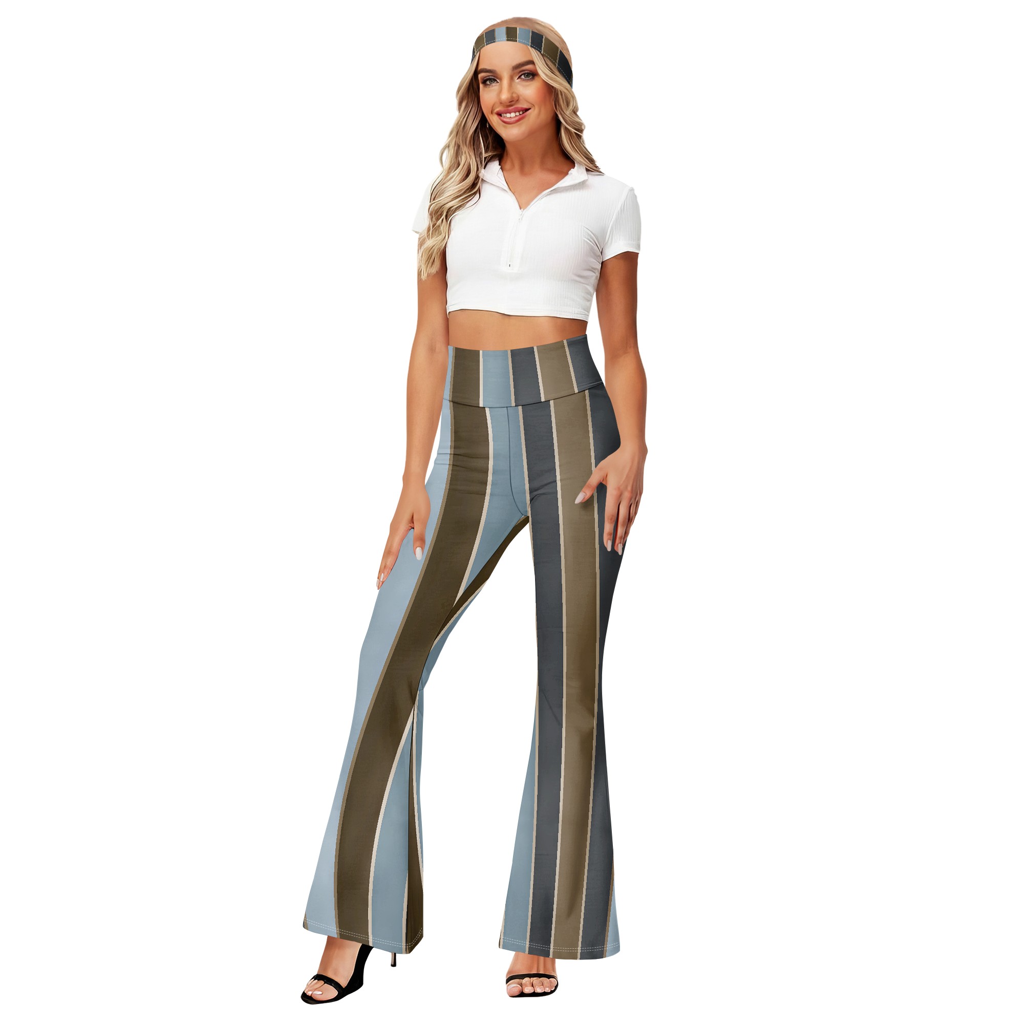 Pantalones acampanados de cint - Wide Leg Trouser 70S reseña y precio