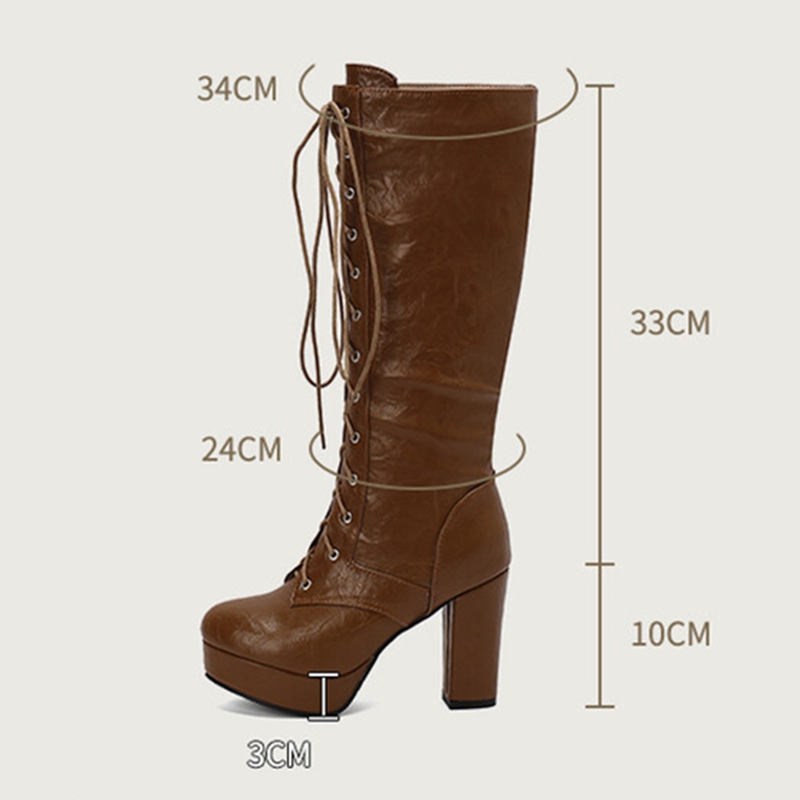 REAVE CAT-Botas hasta la rodil - Vintage Fashion Style reseña y precio