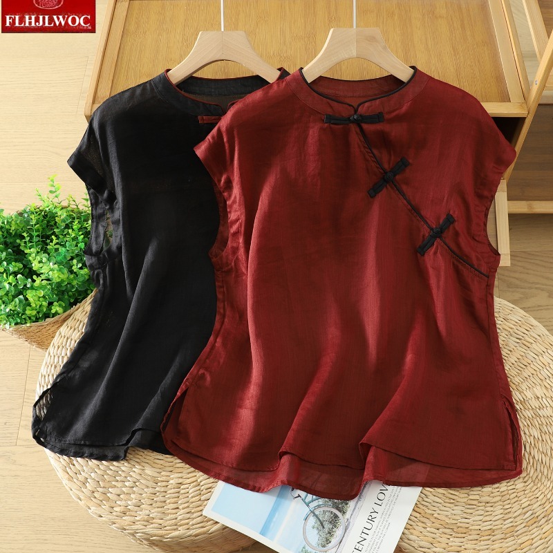 Blusas de Lino y Algodón para  - Vintage Fashion In Japan reseña y precio