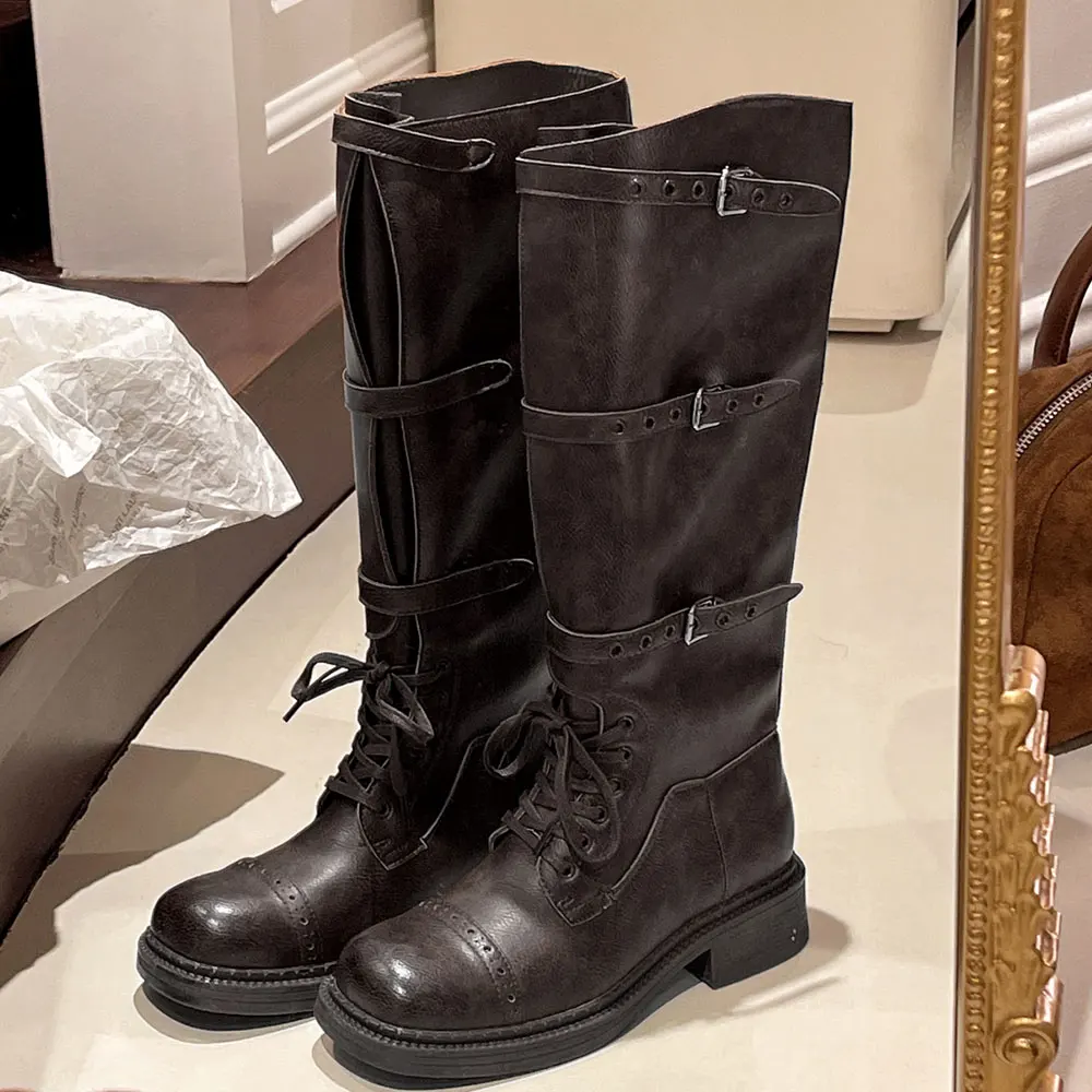 Botas hasta la rodilla para Mu - Vintage Fashion Style reseña y precio