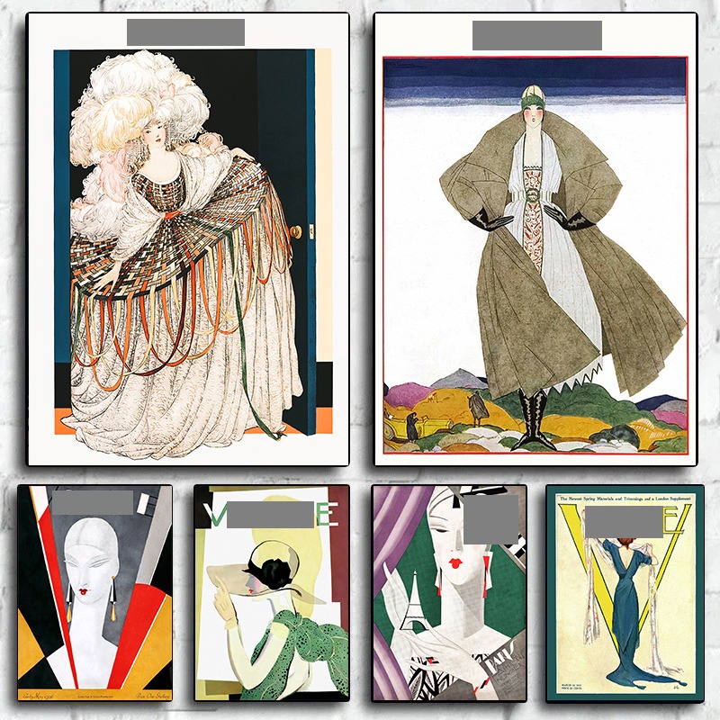 Carteles de cubierta de revist - Vintage Fashion Magazine Covers reseña y precio