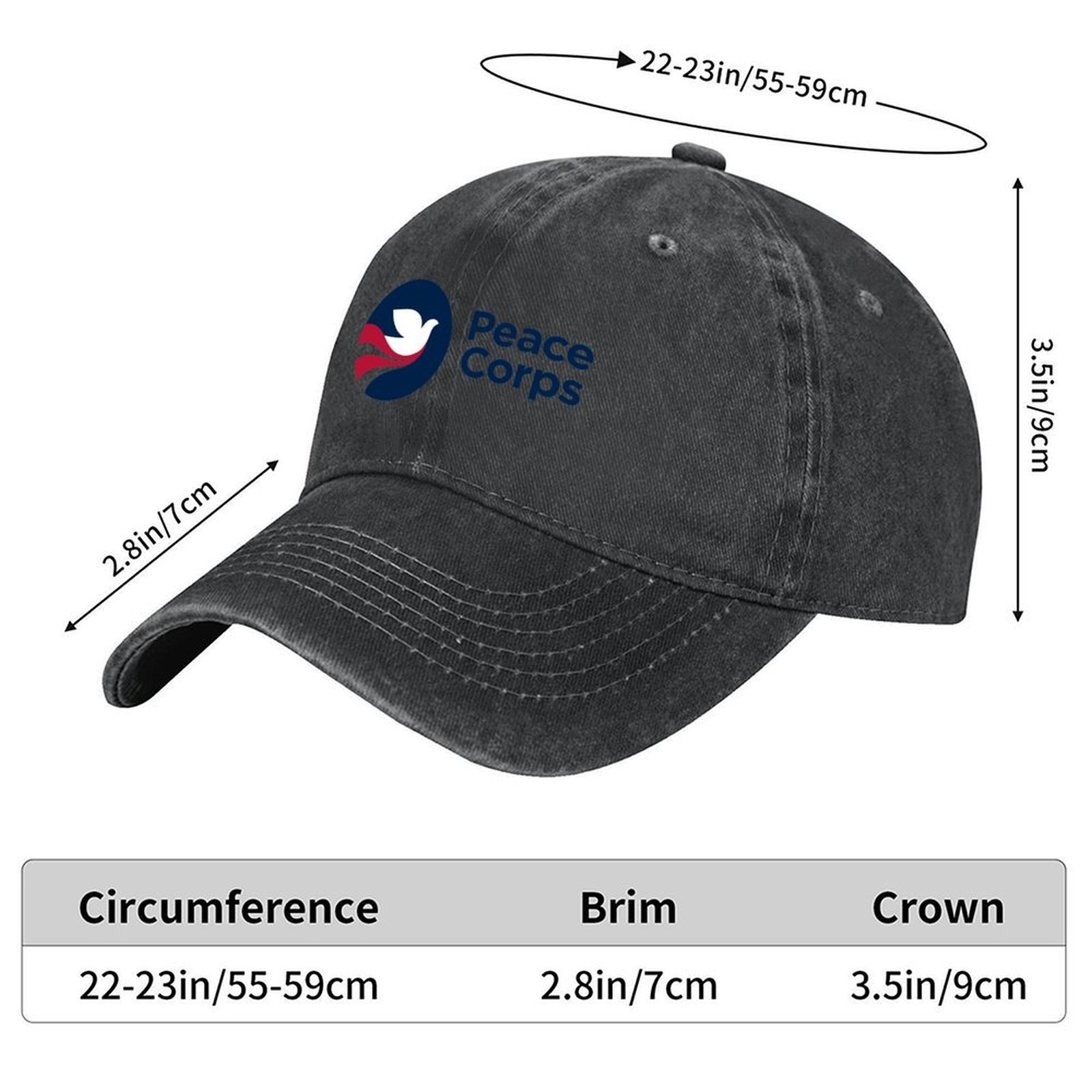 Gorra de béisbol voluntaria de - Vintage Fashion Outlet reseña y precio