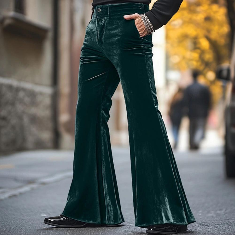 Pantalones de terciopelo con p - Wide Leg Trouser 70S reseña y precio