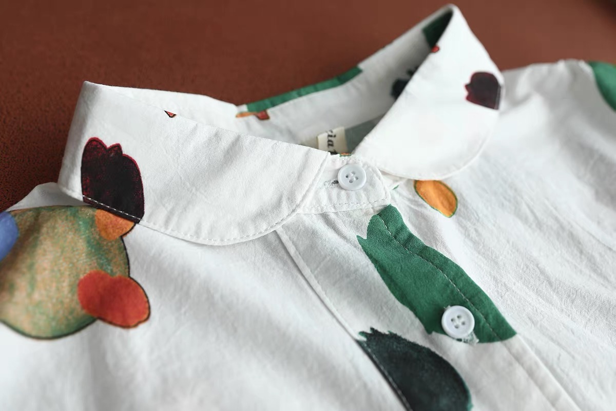 Camisa Extra Grande con Estamp - Vintage Fashion In Japan reseña y precio