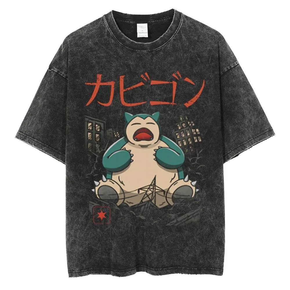 Camiseta de Anime Pokémon Geng - Vintage Fashion In Japan reseña y precio