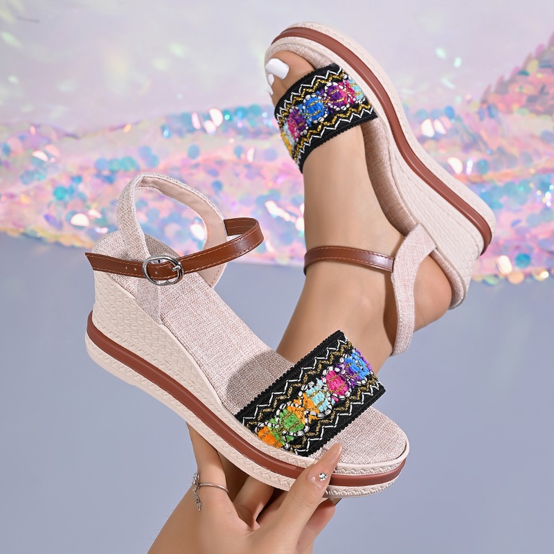 Sandalias de Mujer con Platafo - Vintage Fashion Style reseña y precio