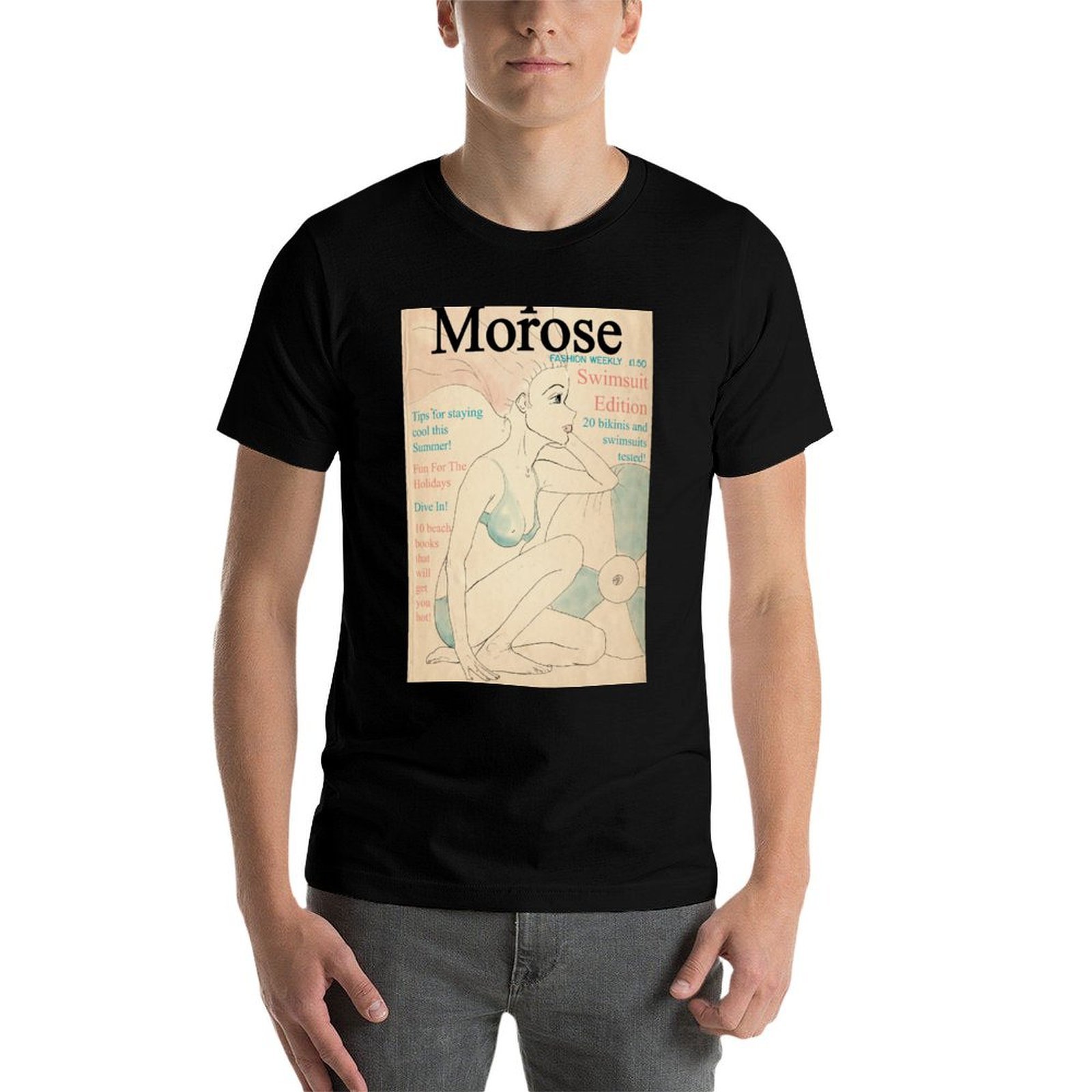 Camiseta con estampado de port - Vintage Fashion Magazine Covers reseña y precio