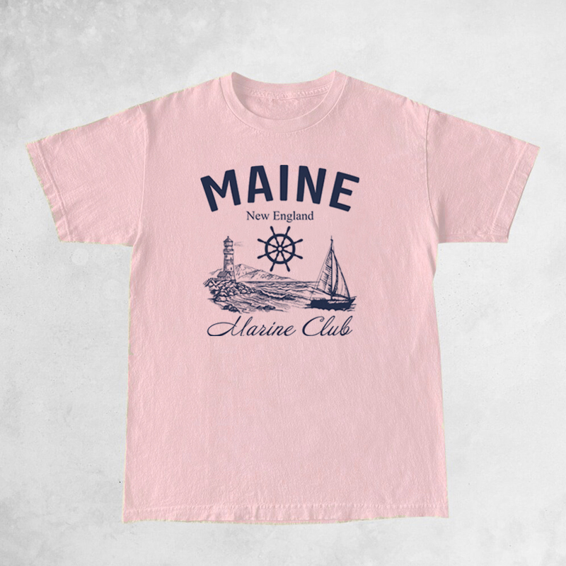 Camisetas Vintage para mujer,  - Vintage Yacht Fashion reseña y precio