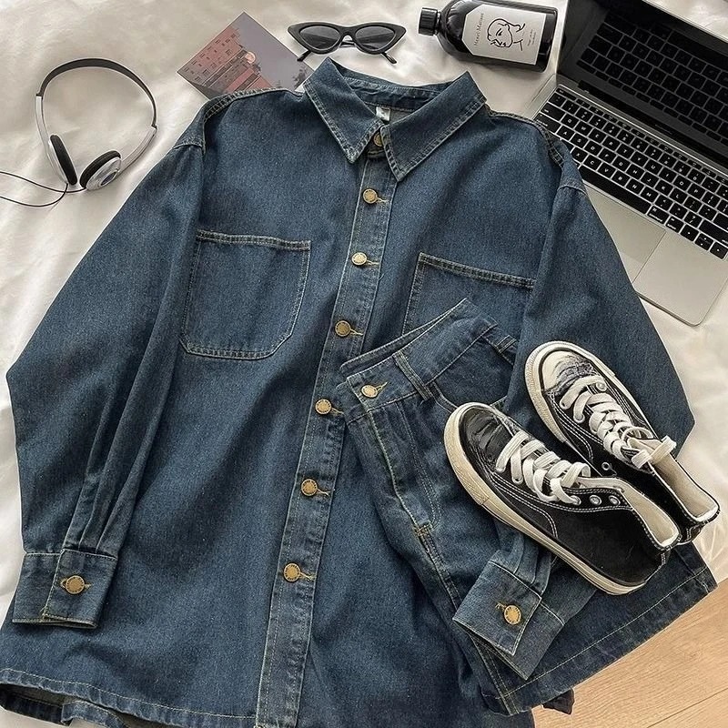 Conjunto de Falda Vaquera Y2K: - Vintage Fashion Style reseña y precio