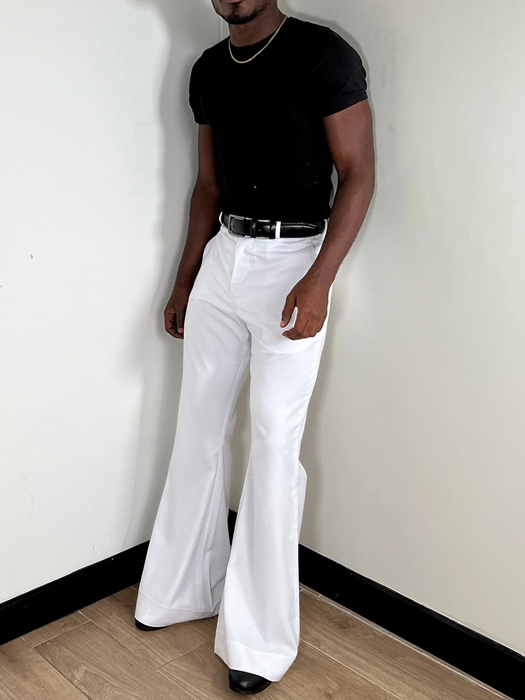 Pantalones acampanados ajustad - Wide Leg Trouser 70S reseña y precio