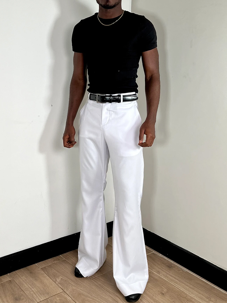 Pantalones acampanados ajustad - Wide Leg Trouser 70S reseña y precio
