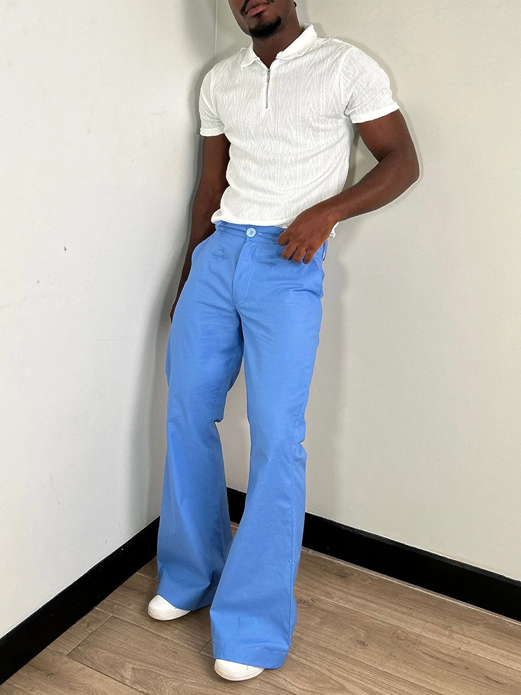 Pantalones acampanados ajustad - Wide Leg Trouser 70S reseña y precio
