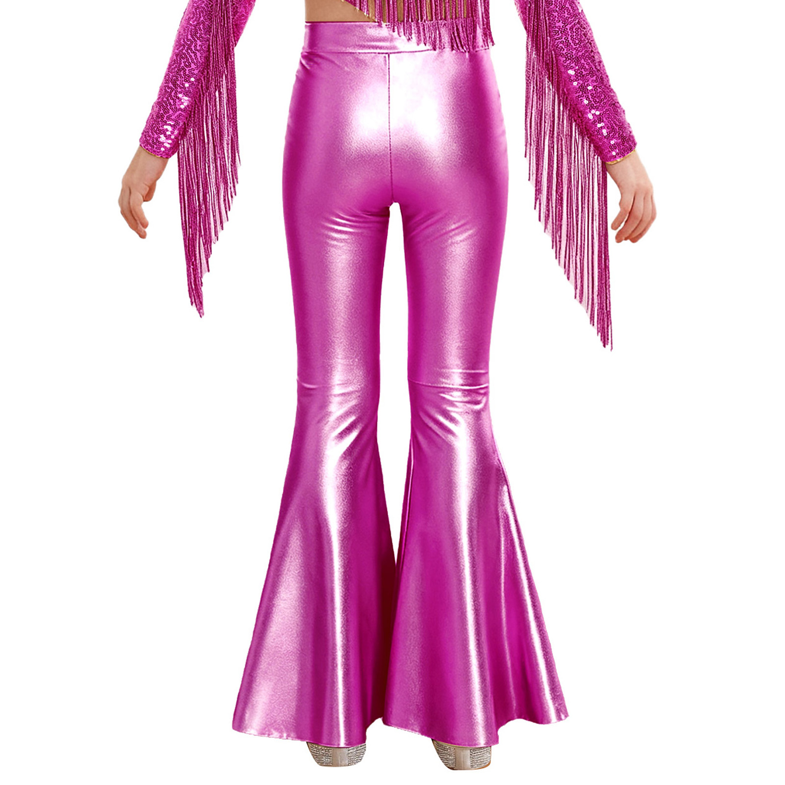 Leggings metálicos brillantes  - Wide Leg Trouser 70S reseña y precio