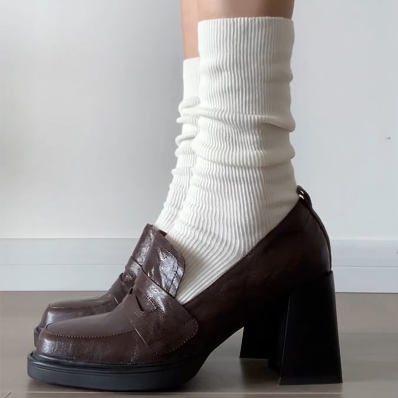 Zapatos mocasines de estilo un - Vintage Fashion Style Female reseña y precio
