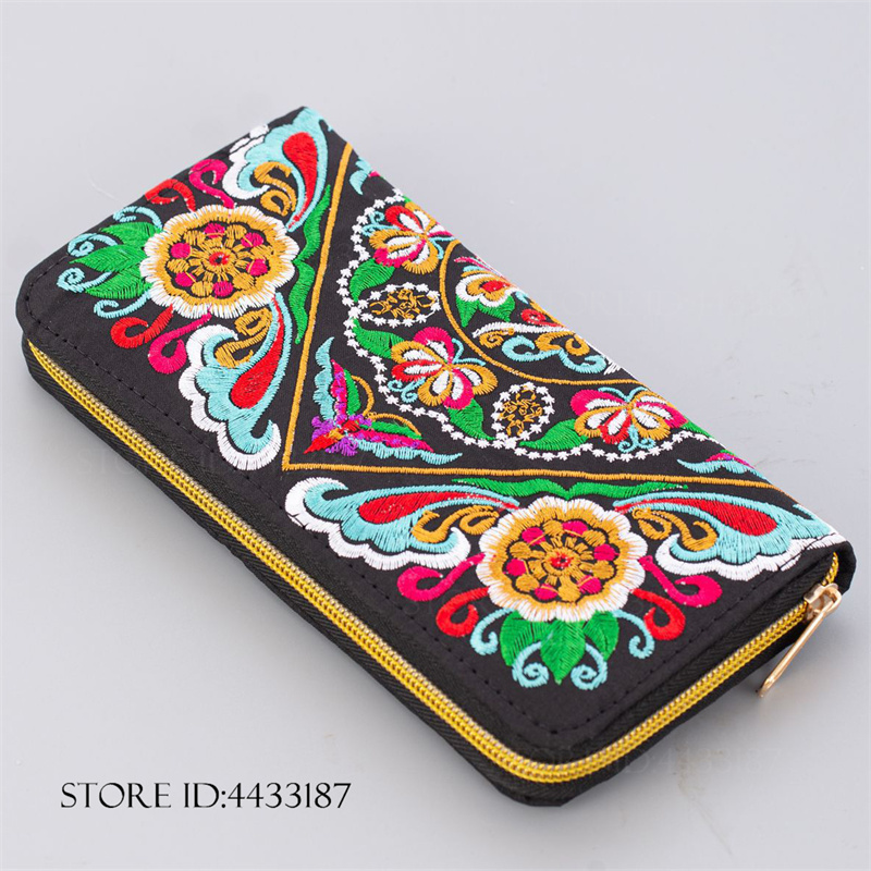Cartera Larga Bordada de Estil - Vintage Fashion Style Female reseña y precio