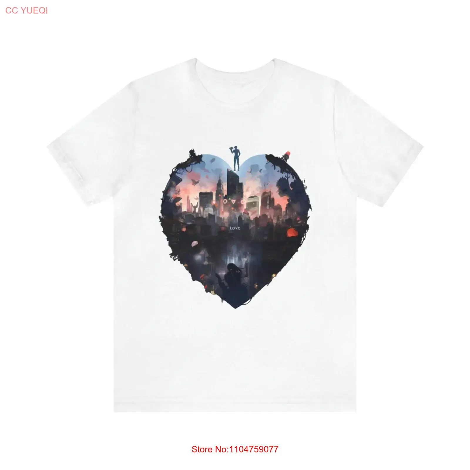 Camiseta blanca I Heart New Yo - Vintage Fashion York reseña y precio