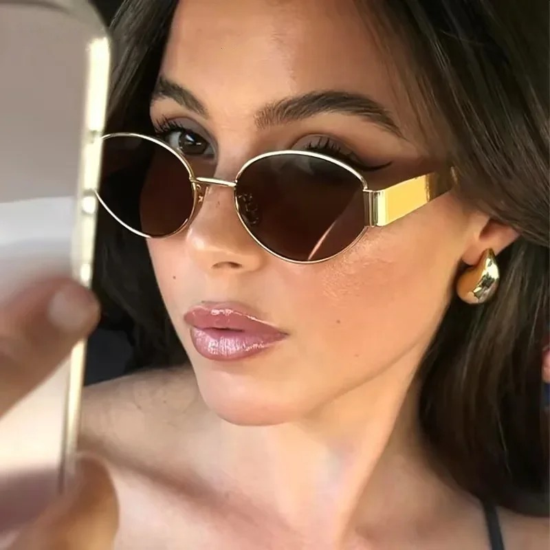 Gafas de Sol Metálicas de Dise - Vintage Fashion De reseña y precio