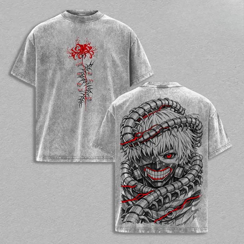 Camiseta Retro Manga Kaneki Ke - Vintage Fashion Tokyo reseña y precio
